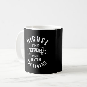 Caneca De Café Miguel Personalizado Nome Aniversário Presente