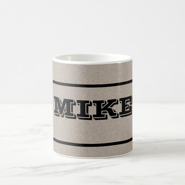Caneca De Café Mike Beige Mug (Centro)