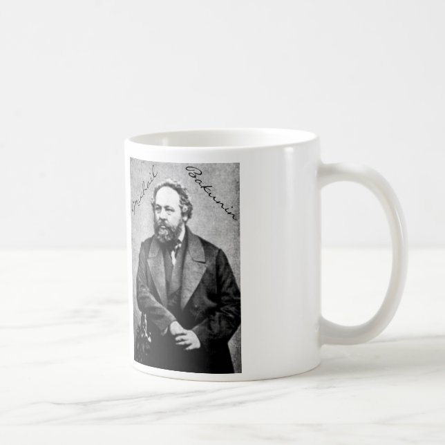 Caneca De Café Mikhail Bakunin - Anarquista do Café Mug (Direita)