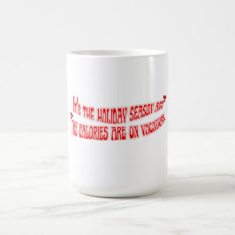 Caneca De Café Mikitiez caloria férias feriado feliz ano novo