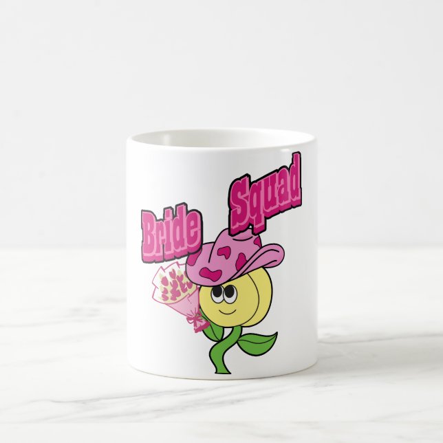 Caneca De Café Mikitiez cowboy bridesquad june noiva (Centro)