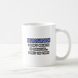 Caneca De Café Milagres e neurocirurgiões