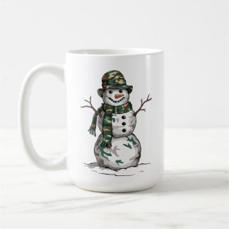 Caneca De Café Military Snowman