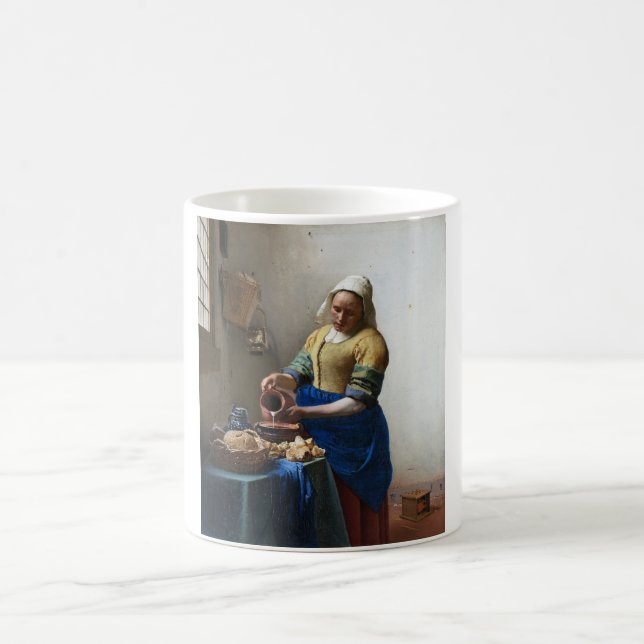 Caneca De Café Milkmaid, Johannes Vermeer, 1657-1658 (Centro)