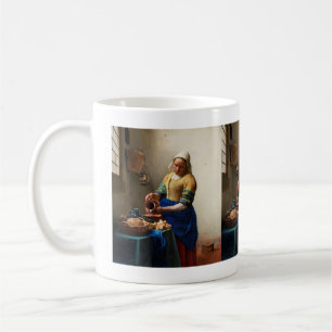 Caneca De Café Milkmaid Kitchen Maid por Johannes Vermeer