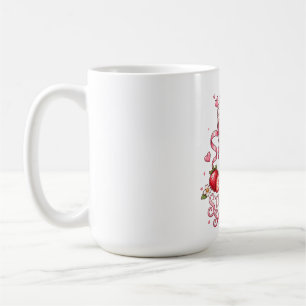 Caneca De Café Milkshake de Morango Cute Rosa Sobremesa Doce Trat