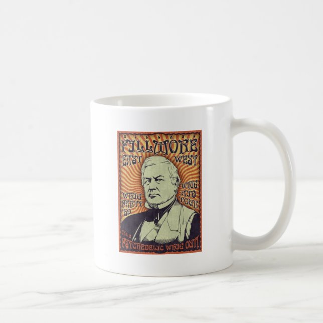 Caneca De Café Millard Fillmore - Whig para fora! (Direita)