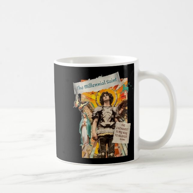Caneca De Café Millennial Saint The Eucharist Way To Heaven  (Direita)