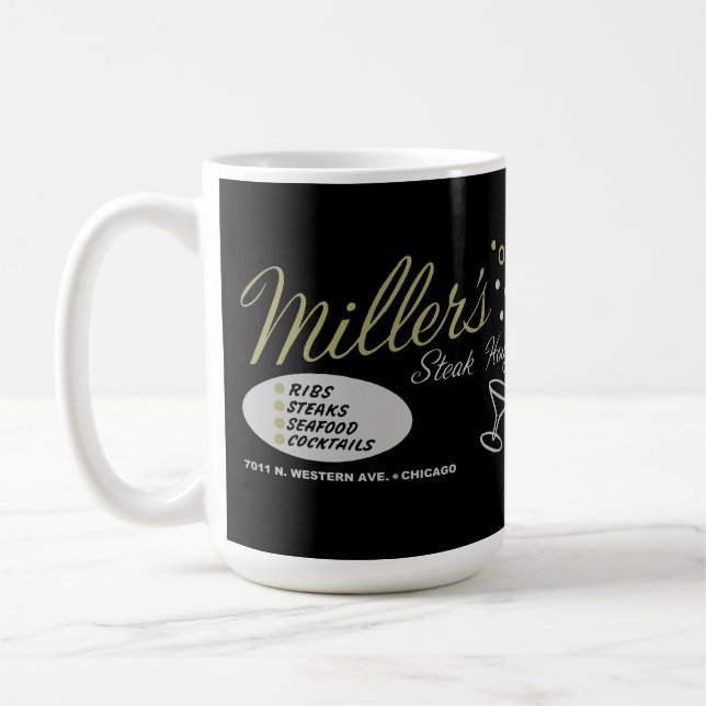 Caneca De Café Miller's Steak House, Chicago (Esquerda)
