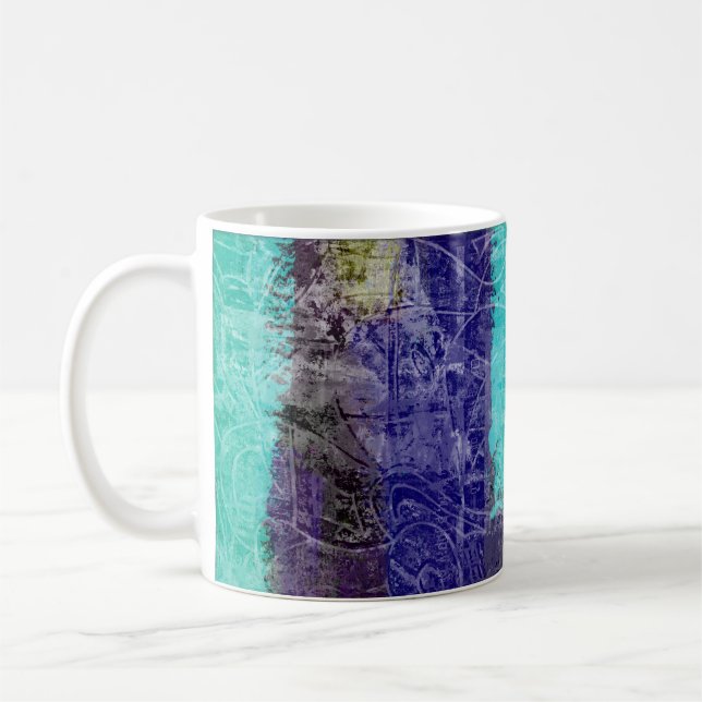Caneca De Café "Million Dollar Dreams" abstract art coffee mug (Esquerda)