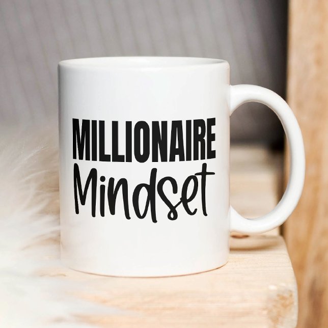 Caneca De Café Millionaire Mindset (Criador carregado)