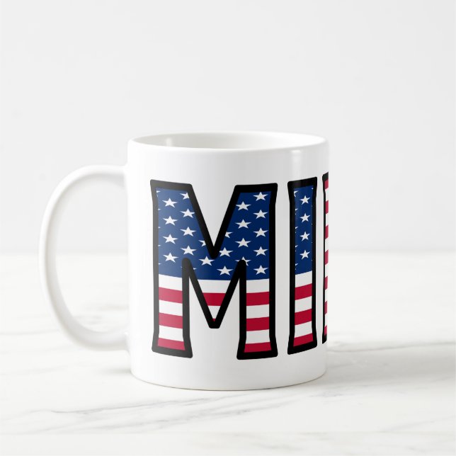 Caneca De Café Milos Name Vorname USA styled Tasse Kaffeetasse (Esquerda)