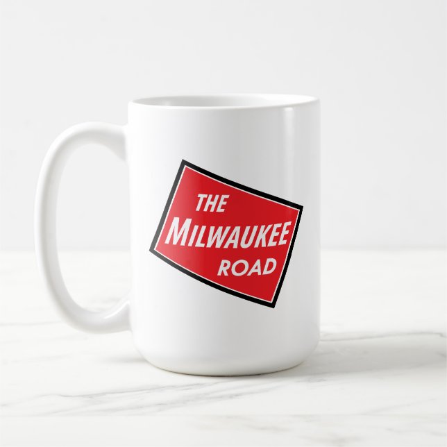 Caneca De Café Milwaukee Road Train Mug (Esquerda)