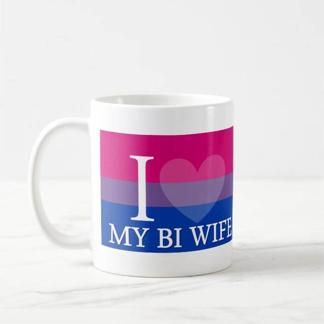 Caneca De Café Mim <3 minha esposa do Bi (Esquerda)