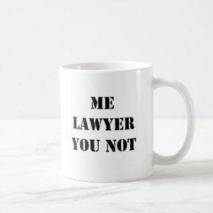 CANECA DE CAFÉ MIM ADVOGADO VOCÊ NÃO