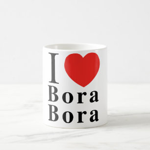 Caneca de café mim [AMOR] Bora Bora