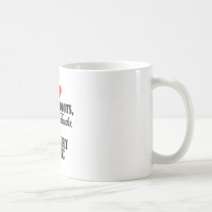 Caneca De Café mim botas de vaqueiro b do coração