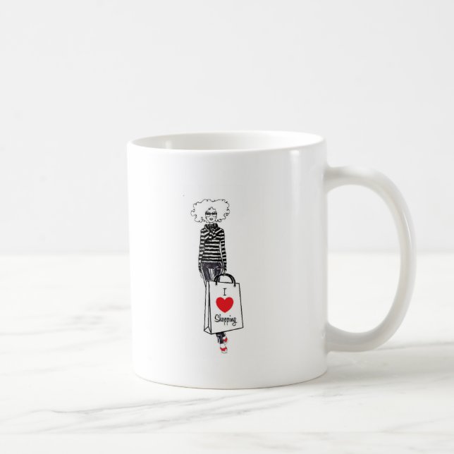 Caneca De Café Mim compra do coração (Direita)