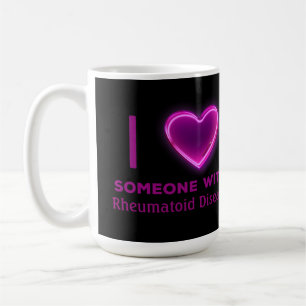 Caneca De Café Mim coração alguém com (VOCÊ TIPO AQUI)