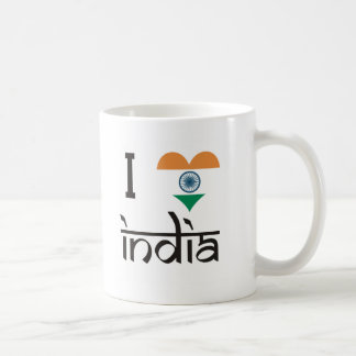 Caneca De Café Mim "coração" India - amor India de I