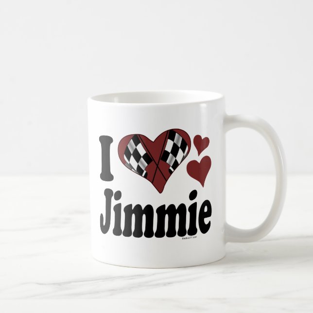 Caneca De Café Mim coração Jimmie (Direita)