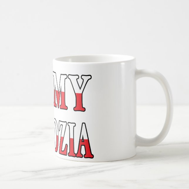 Caneca De Café Mim coração meu Dziadzia (Direita)