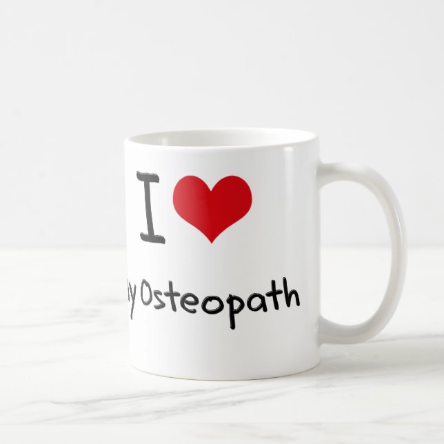 Caneca De Café Mim coração meu osteopata (Direita)