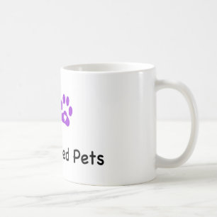 Caneca De Café Mim coração meus animais de estimação salvados