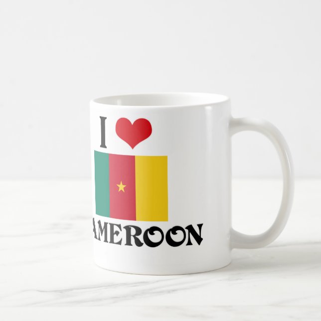 CANECA DE CAFÉ MIM CORAÇÃO REPÚBLICA DOS CAMARÕES (Direita)