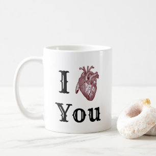 Caneca De Café Mim coração você
