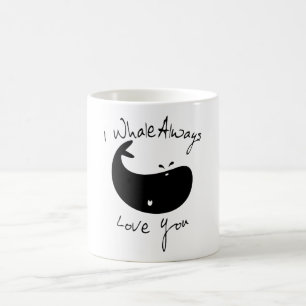Caneca De Café Mim da baleia amor sempre você
