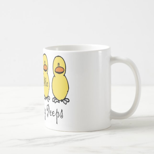 Caneca De Café Mim e minhas espreitadelas (Direita)
