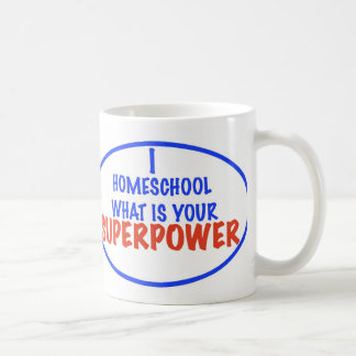 Caneca De Café Mim Homeschool o que é sua superpotência!