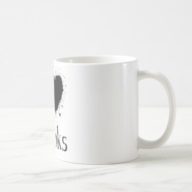 Caneca De Café Mim livros do coração (Direita)