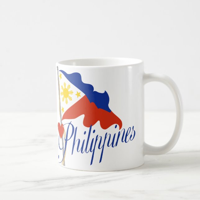 Caneca De Café mim luv Filipinas (Direita)