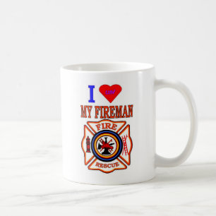 CANECA DE CAFÉ MIM LUY MEU BOMBEIRO