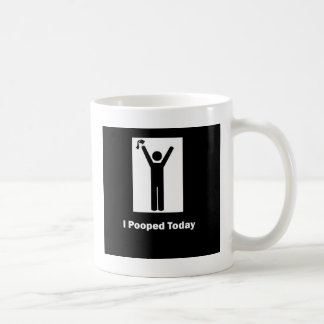 CANECA DE CAFÉ MIM POOPED HOJE