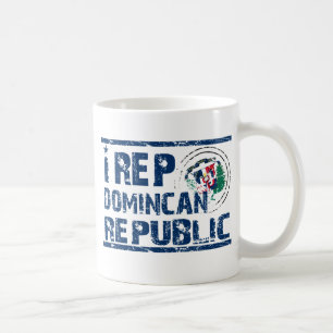 Caneca De Café Mim representante a República Dominicana