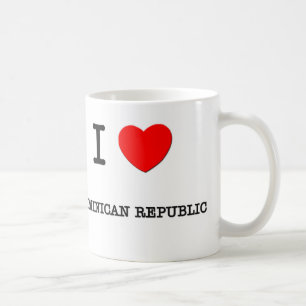 CANECA DE CAFÉ MIM REPÚBLICA DOMINICANA DO CORAÇÃO