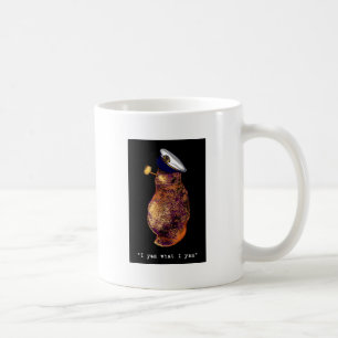 Caneca De Café Mim yam que mim yam-preto
