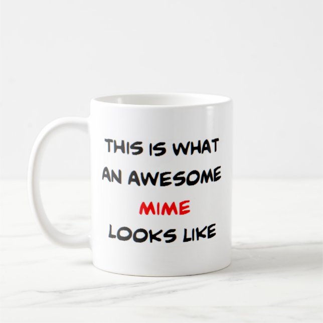 Caneca De Café mime, incrível (Esquerda)