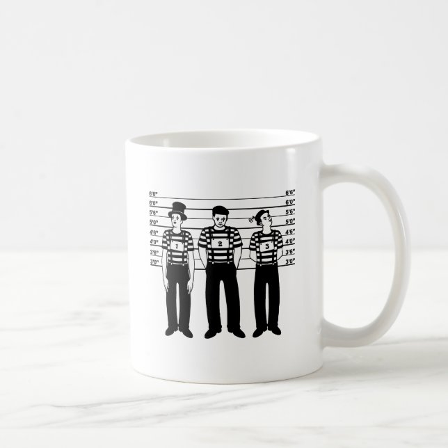 Caneca De Café Mimes criminosos (Direita)