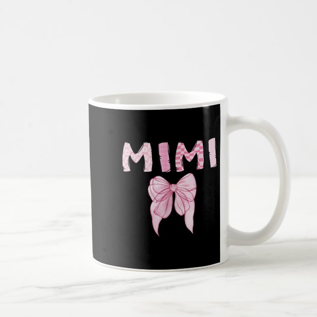 Caneca De Café Mimi Birthday Girl Matching Coquette Nk Bow  (Direita)
