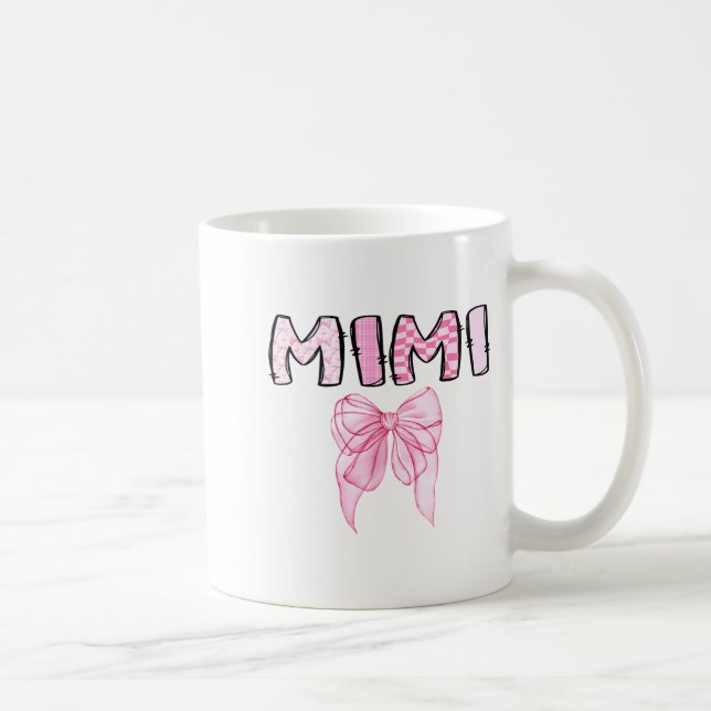 Caneca De Café Mimi Birthday Girl Matching Coquette Nk Bow  (Direita)