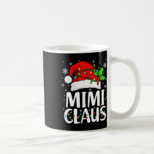 Caneca De Café Mimi Claus Mostra Luzes De Natal Mães Da Família P