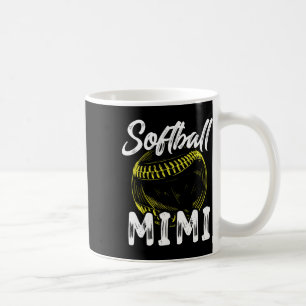 Caneca De Café Mimi de Softbol para Mulheres Família Corresponden