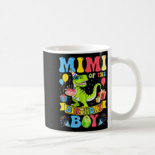 Caneca De Café Mimi Do Birthday Boy Dinosaur T-rex Birthday G