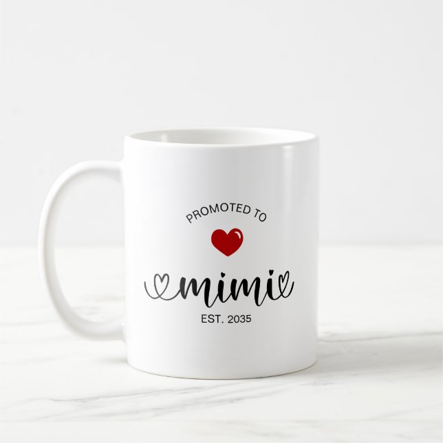 Caneca De Café Mimi Estabeleceu Novo Presente da Avó (Esquerda)
