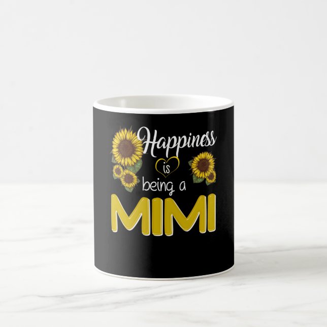 Caneca De Café Mimi Gift | A Felicidade É Um MiMi Girassol (Centro)