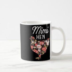 Caneca De Café Mimi Hen Flowers Dia de as mães Fazenda Galinha Vo